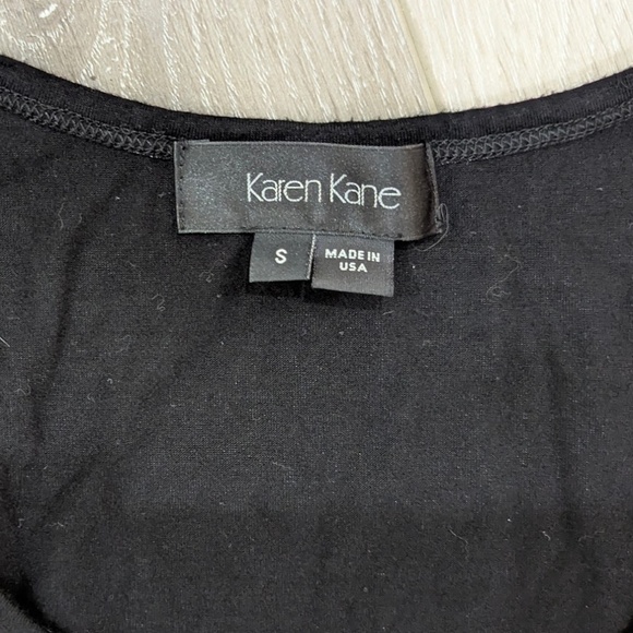 Karen Kane Long Black Sleeveless Pleated Fill Maxi Evening Dress - Picture 2 of 10